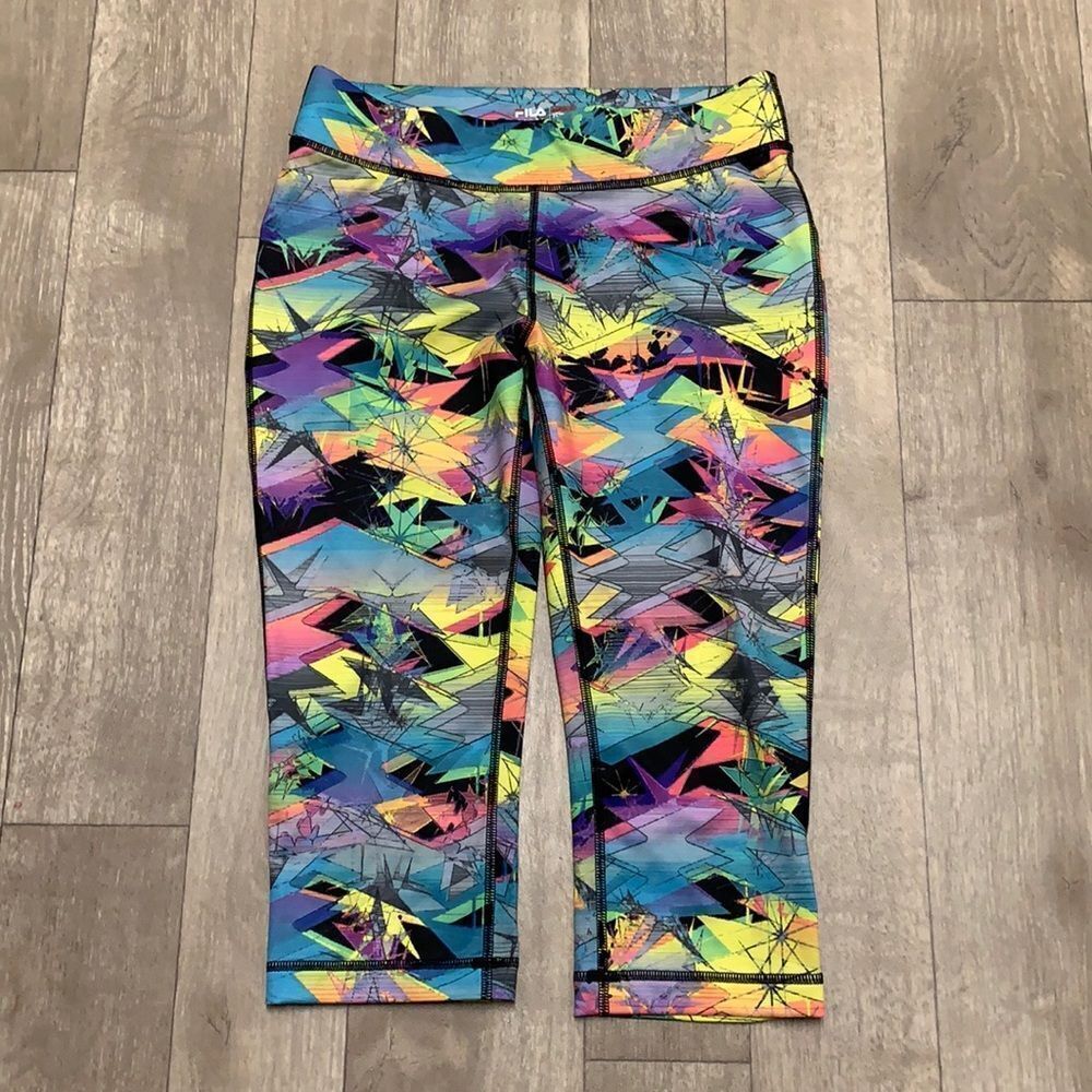 ‎WomensFila Running Cropped Performance Leggings